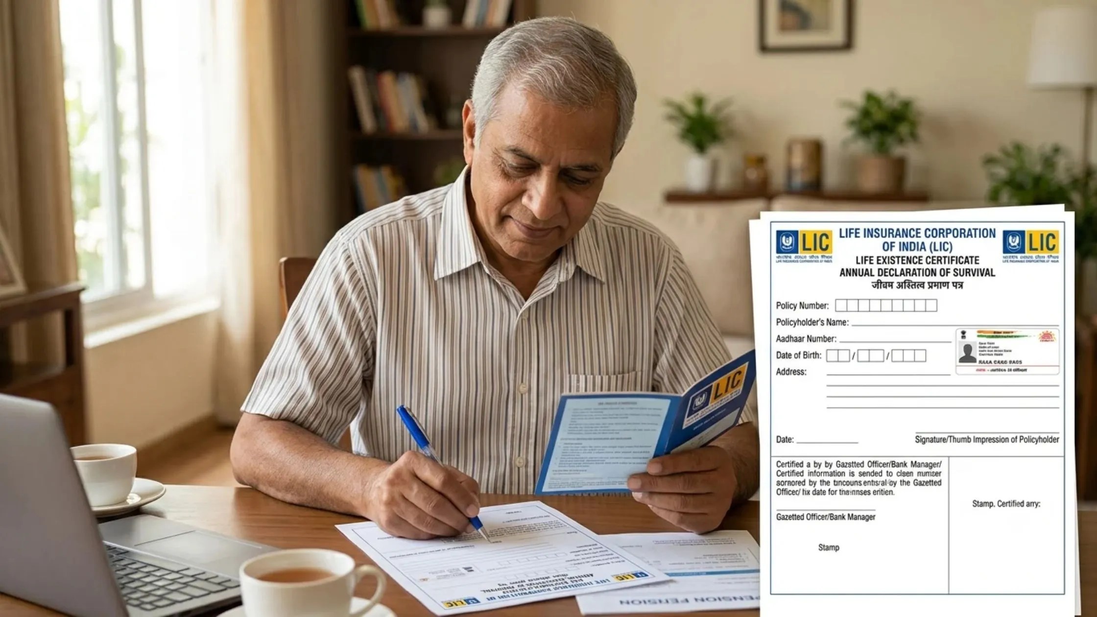 LIC life existence certificate