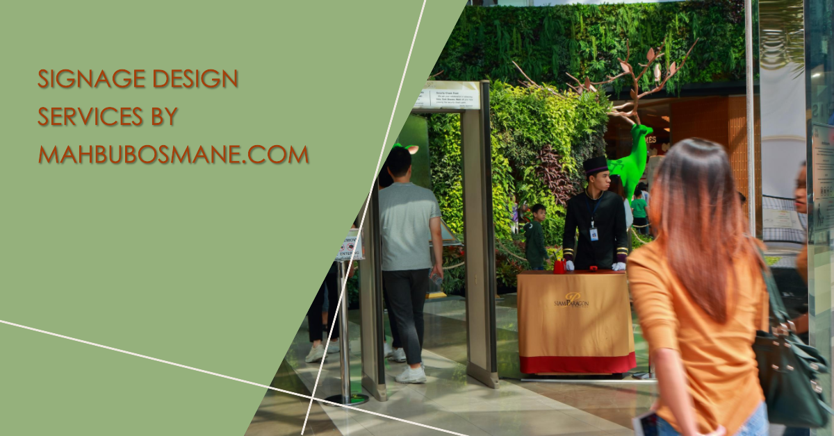 Elevate your brand with Signage Design Services at