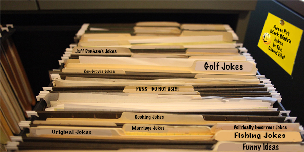 Organizing The Joke File - Maher Studios