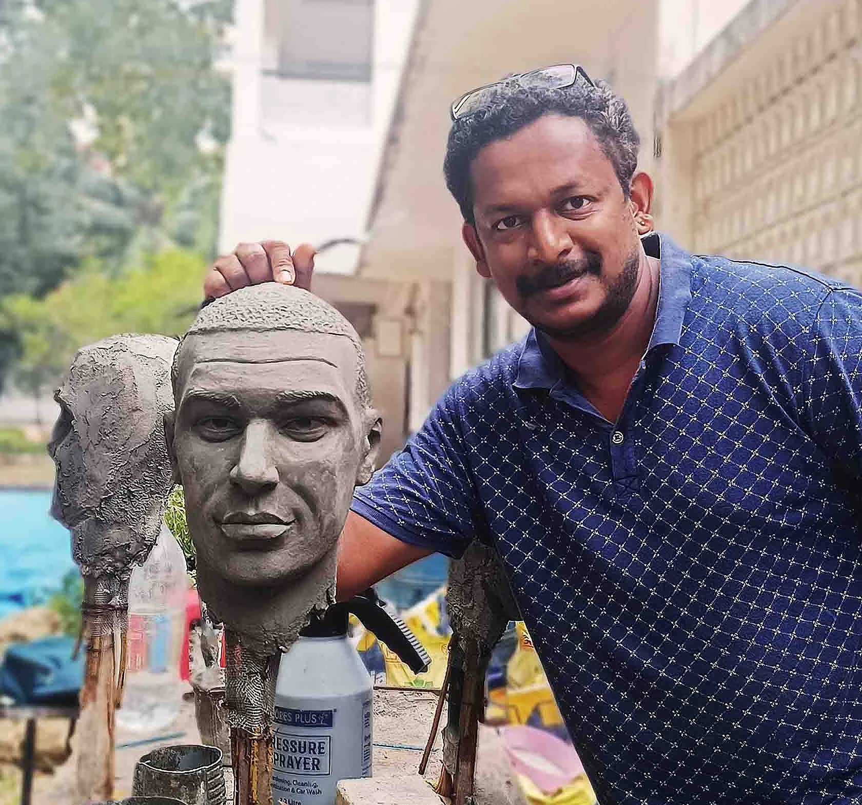 famous sculpture artists in Kerala, India