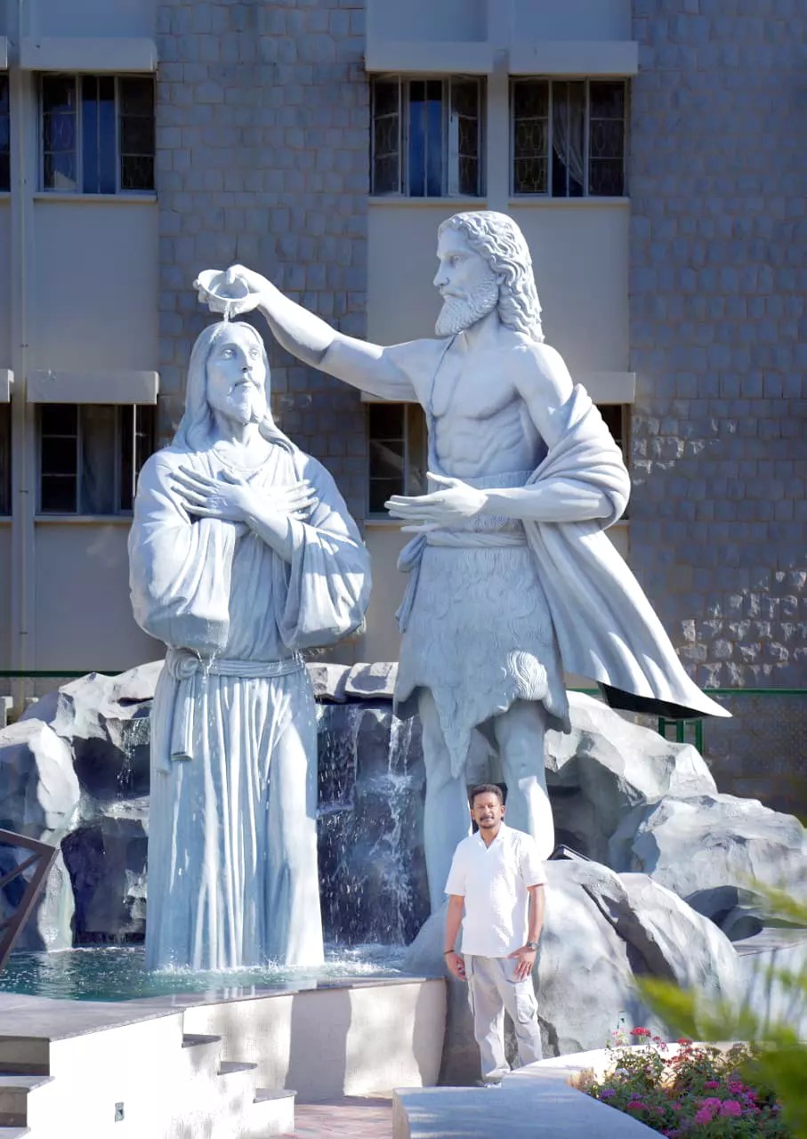 Largest John The Baptist Sculpture in The World, Asia , India