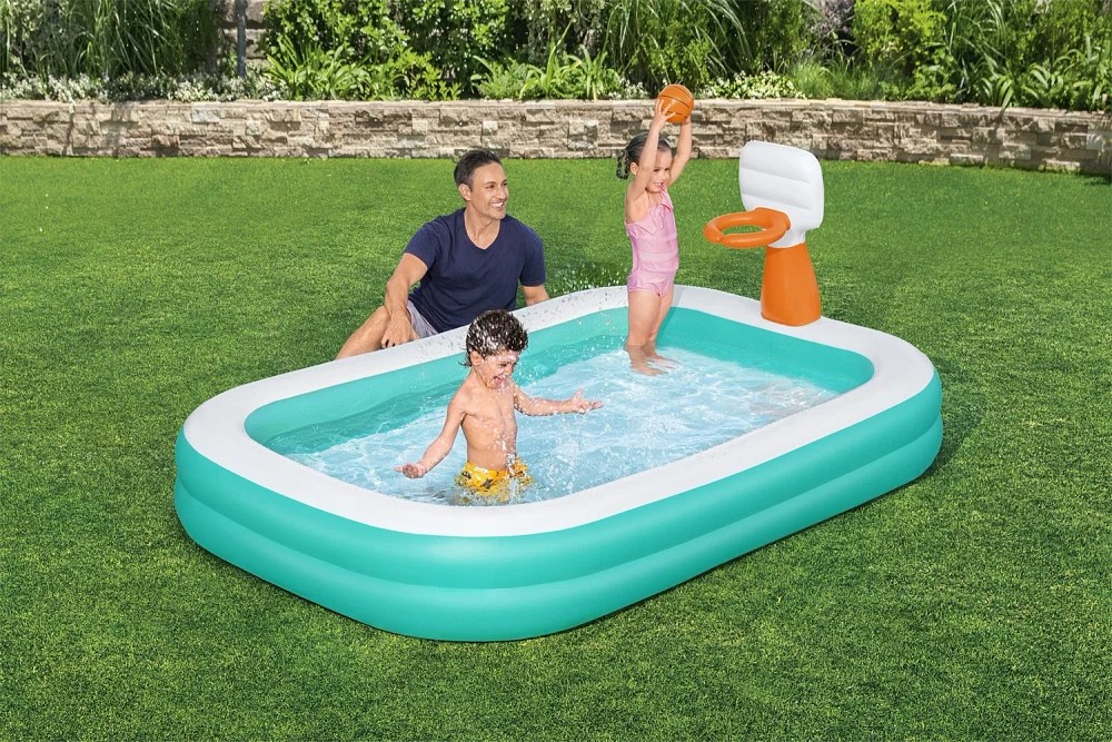 Dunk n' Splash Inflatable Family Pool - Image 4