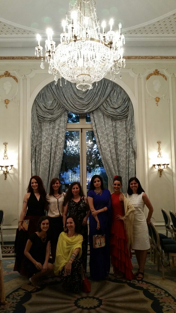 Sohinimoksha en el Ritz después de la conferencia de ASSOCHAM India