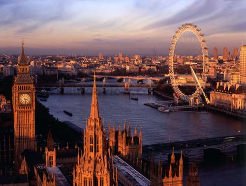 standing on the unique ground of the church for the Lord to gain His overcomers. In the picture: View of London, England, where all the believers are part of the church in London