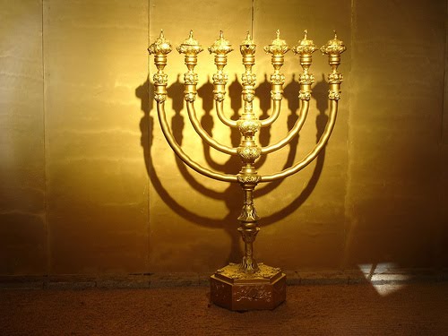 The New Jerusalem is the Ultimate Consummation of the Lampstands in the Scriptures [in the picture: a golden lampstand, as in the Judaic tradition]