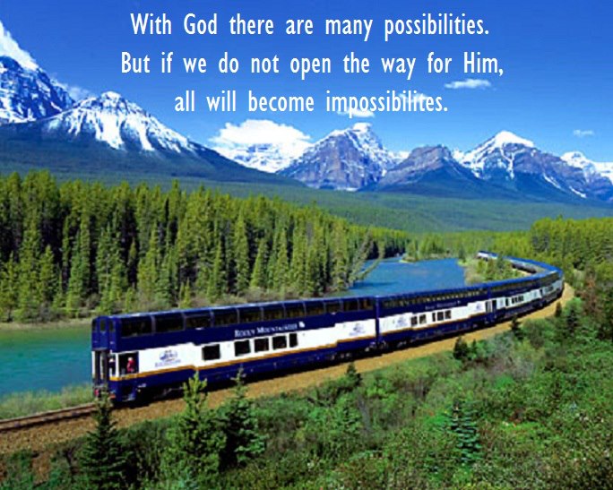 The Earth Controls Heaven: Praying to Open the Way for God to Move Today [Image: With God there are many possibilities. But if we don't open the way for Him to move, all will become impossibilities. Watchman Nee]