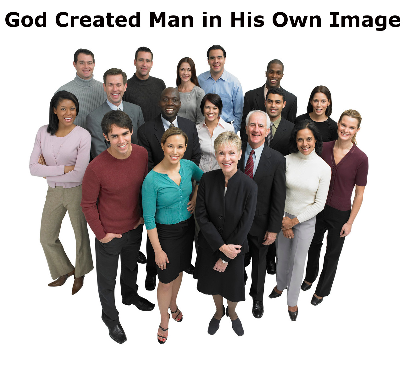 God created man in His image and according to His likeness