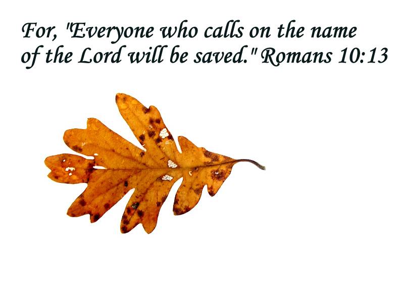 Calling on the Name of the Lord is our Spiritual Breathing in our Christian Life. Rom. 10:13, For everyone who calls on the name of the lord will be saved!