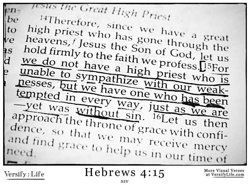 Christ as Our High Priest Cares for Us and Makes Sure we Enjoy God's Blessings. Heb. 4:15, For we do not have a High Priest who cannot be touched with the feeling of our weaknesses, but One who has been tempted in all respects like us, yet without sin