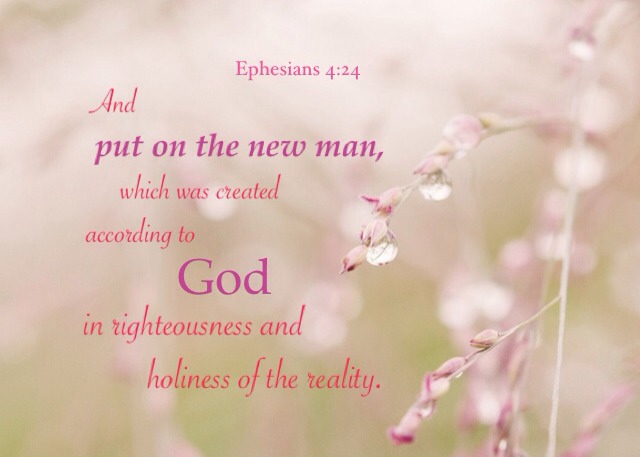 Growing up Into the Head, Christ, for the One New Man! See Eph. 4:24 and put on the new man, which was created according to God in righteousness and holiness of the reality