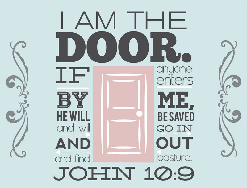 Christ Shepherds us by Being our Life and by Living in us; He Guides us into His Flock (see John 10:9, I am the door; if anyone enters through Me, he shall be saved and shall go in and go out and shall find pasture)