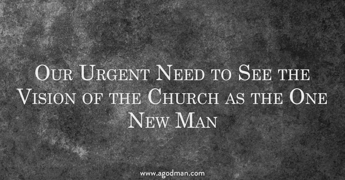 Our Urgent Need to See the Vision of the Church as the One New Man
