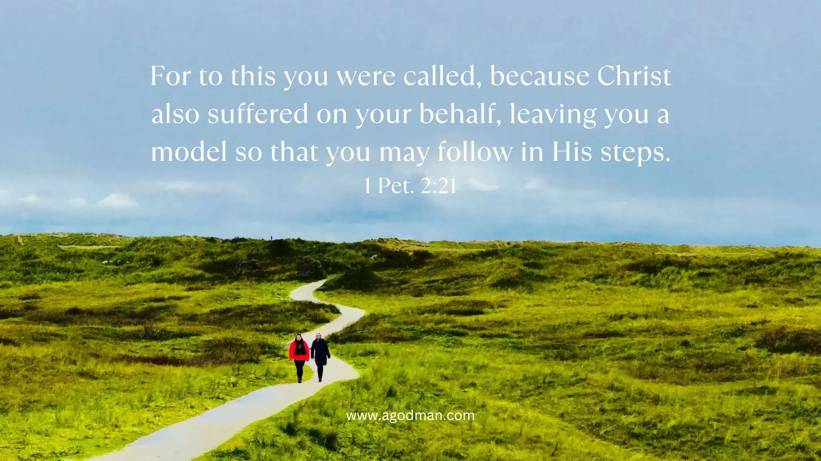 For to this you were called, because Christ also suffered on your behalf, leaving you a model so that you may follow in His steps. 1 Pet. 2:21