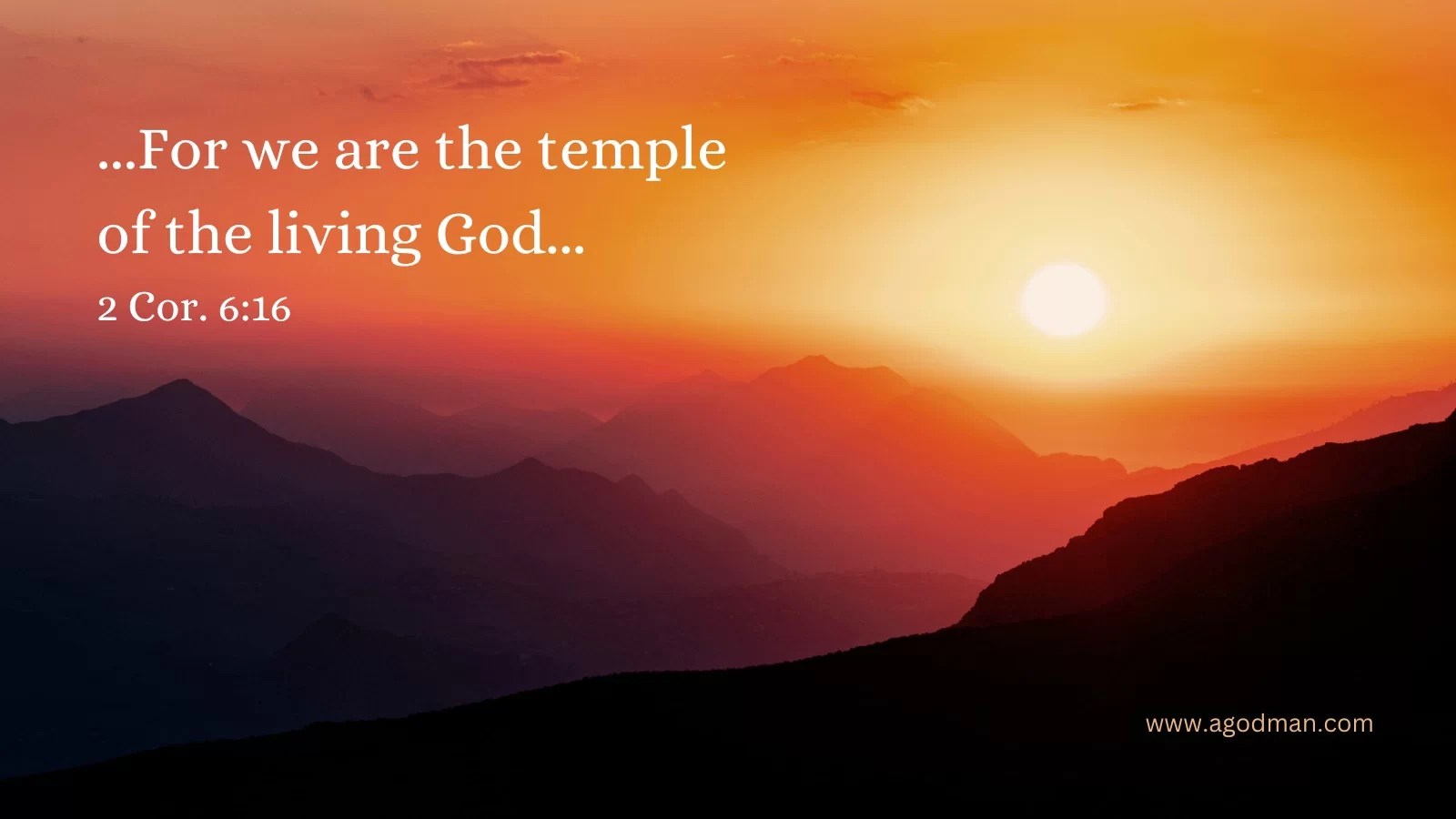 Jesus answered and said to them, Destroy this temple, and in three days I will raise it up...But He spoke of the temple of His body. John 2:19, 21