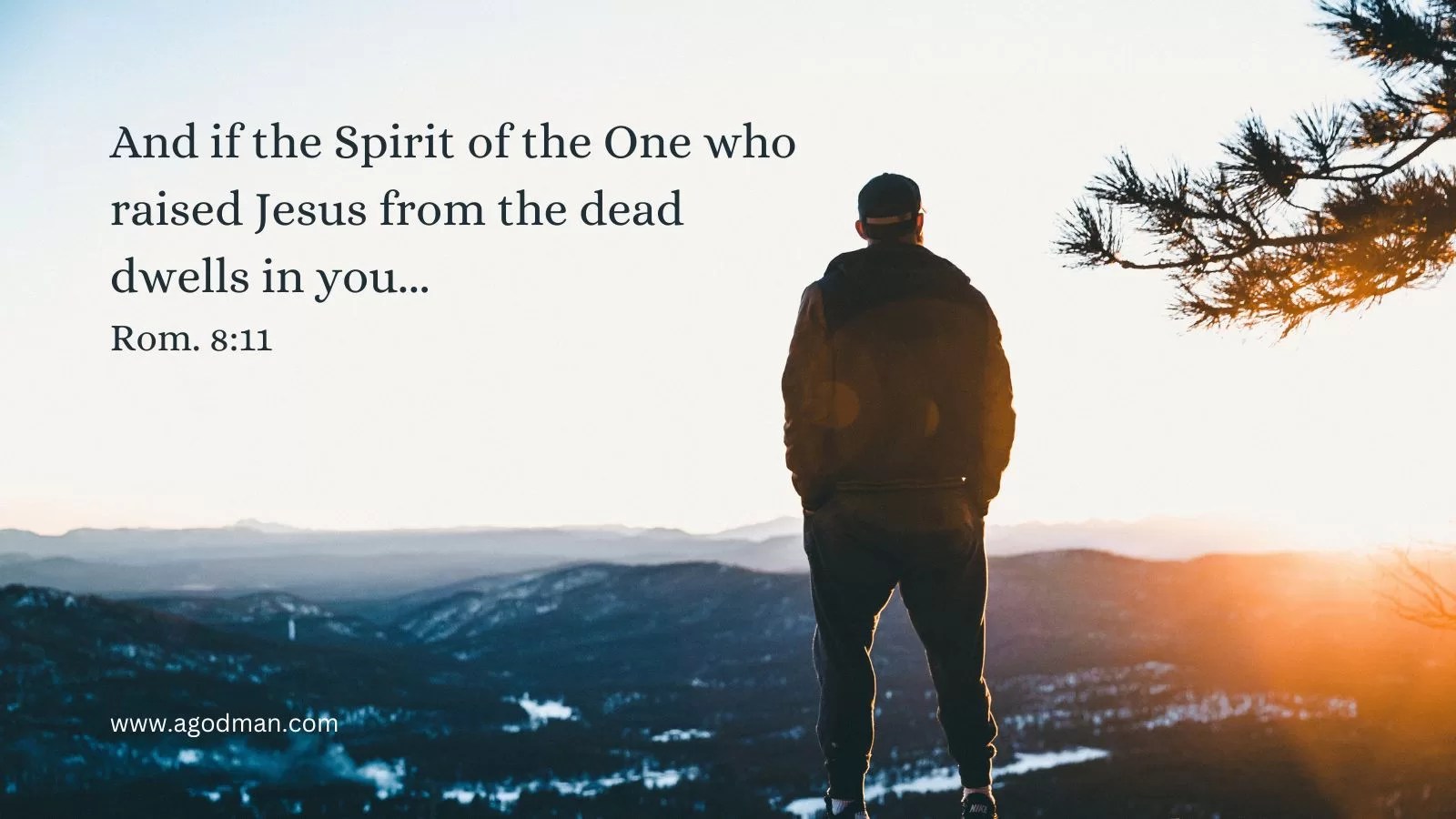 And if the Spirit of the One who raised Jesus from the dead dwells in you... Rom. 8:11