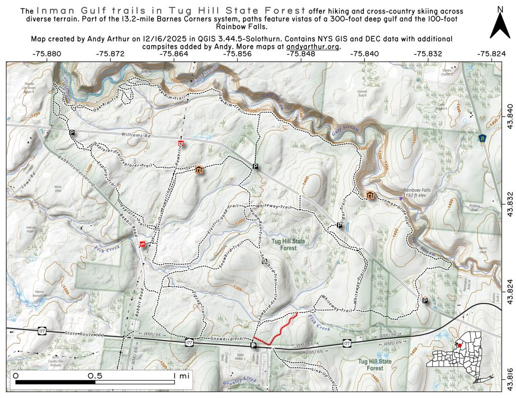  Tug Hill State Forest (Inman Gulf Area)