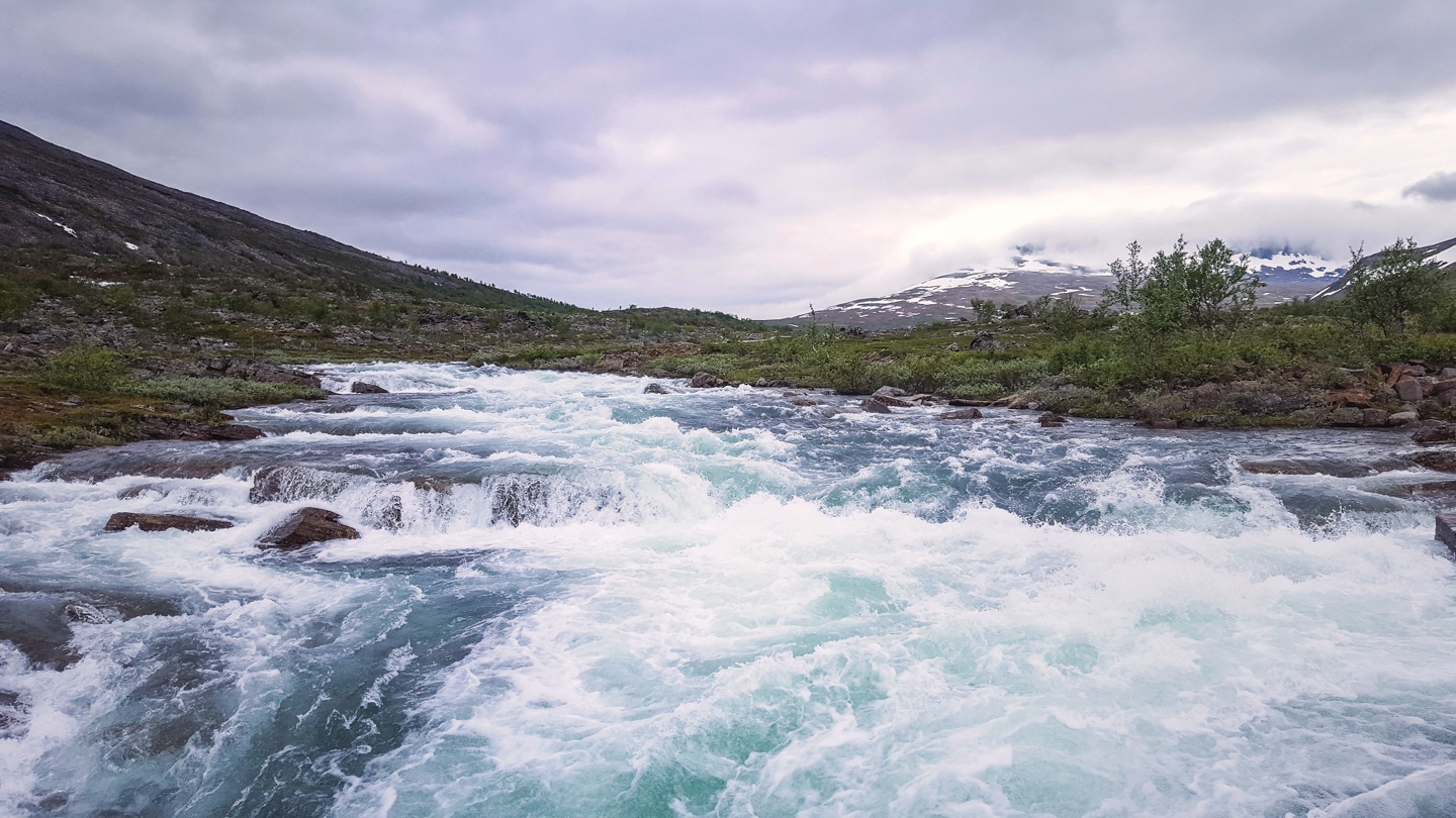 Kaitum River - kungsleden Swedish Lapland