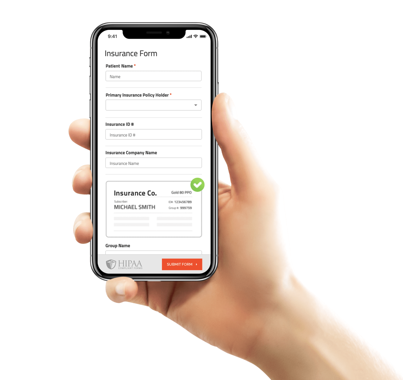 Insurance Form Template