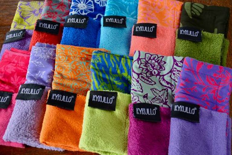KIKULLO ビーチタオル　バリ島 今年の夏は、バリ島発の個性的なビーチタオル「KYKULLO」を持っ