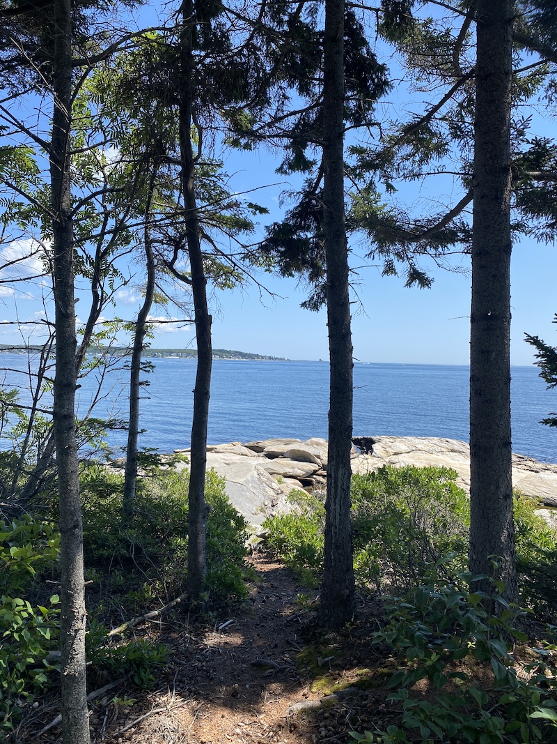 Squirrel Island seaside trail, Southport Maine by Foot
