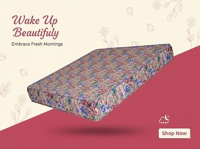 Web banner: Mattress for people not weighing above 70kg