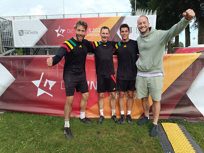 Gold für Fabian Sagstetter bei den Finals in Dresden und den ersten deutschen Meisterschaften im Wowball