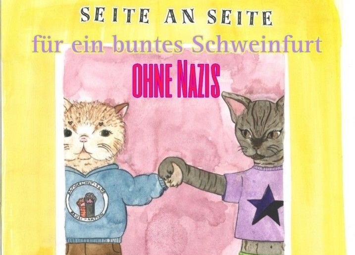 Seite an Seite – für ein buntes Schweinfurt ohne Nazis: Buntes Programm mit Livemusik, Infoständen, Kinderprogramm und viel mehr