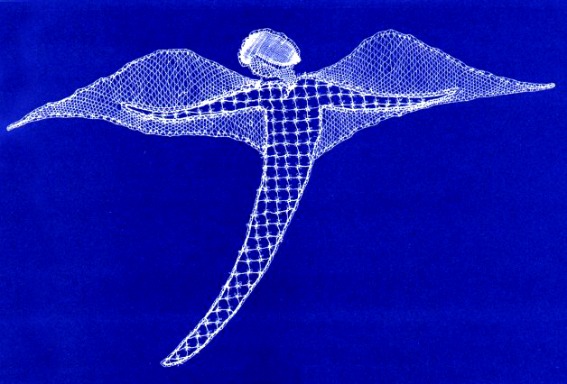 Art Nouveau Angel - Honiton Lace Making Pattern