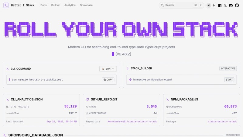 Better T Stack Scaffold Type Safe Typescript Projects Instantly - Professional 8K Mountain Photos | Free Download