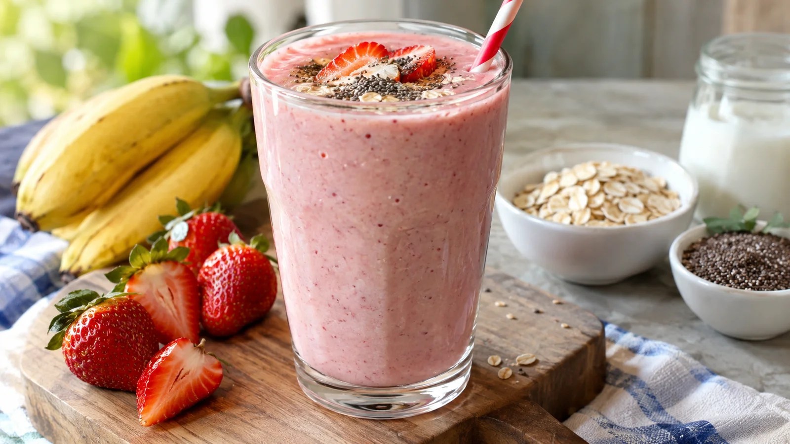 Smoothie saudável para café da manhã