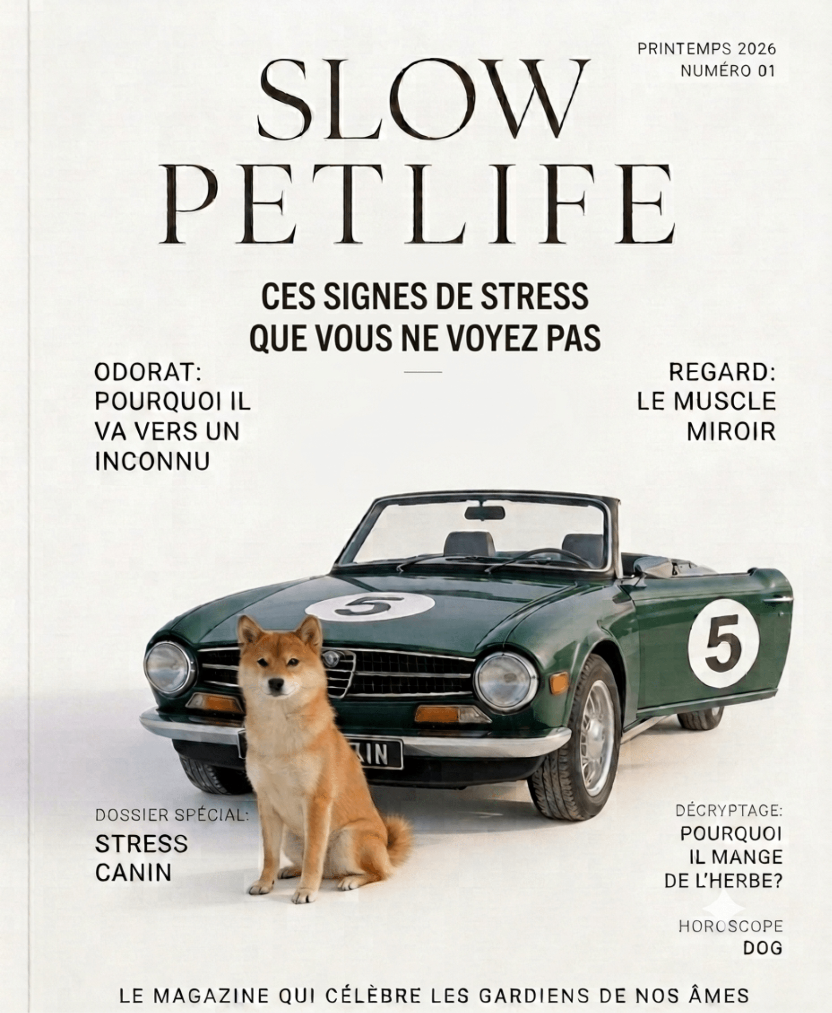 Magazine Slow Petlife n°1 - Édition spéciale Stress canin