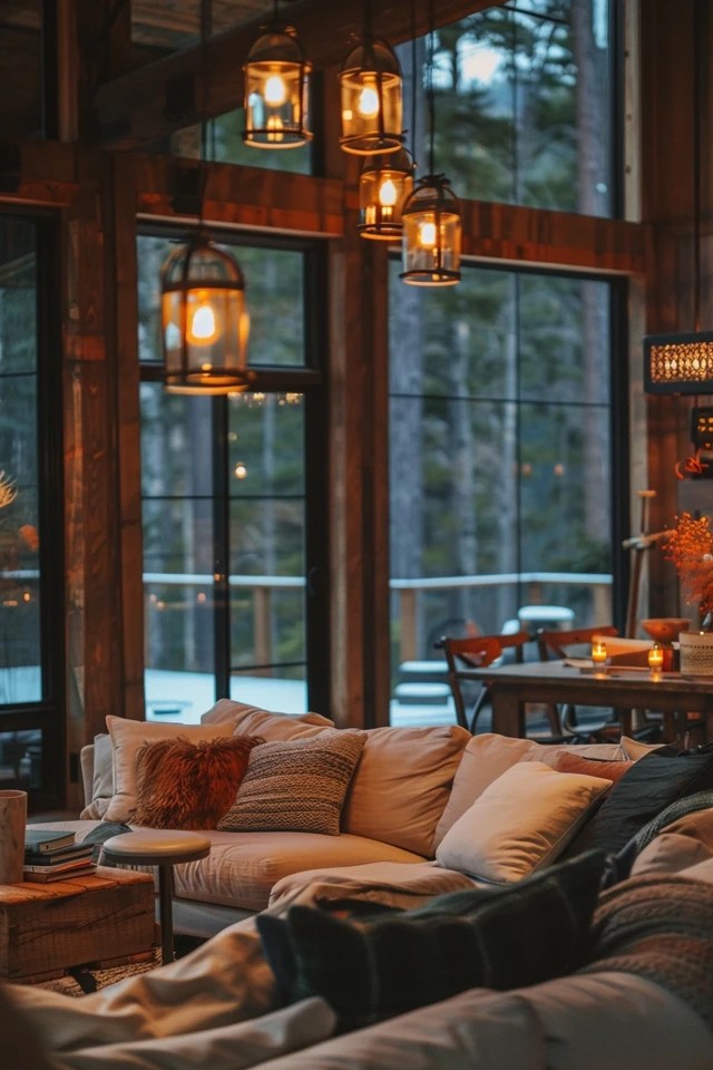 Rustic cabin lighting ideas for cozy retreats