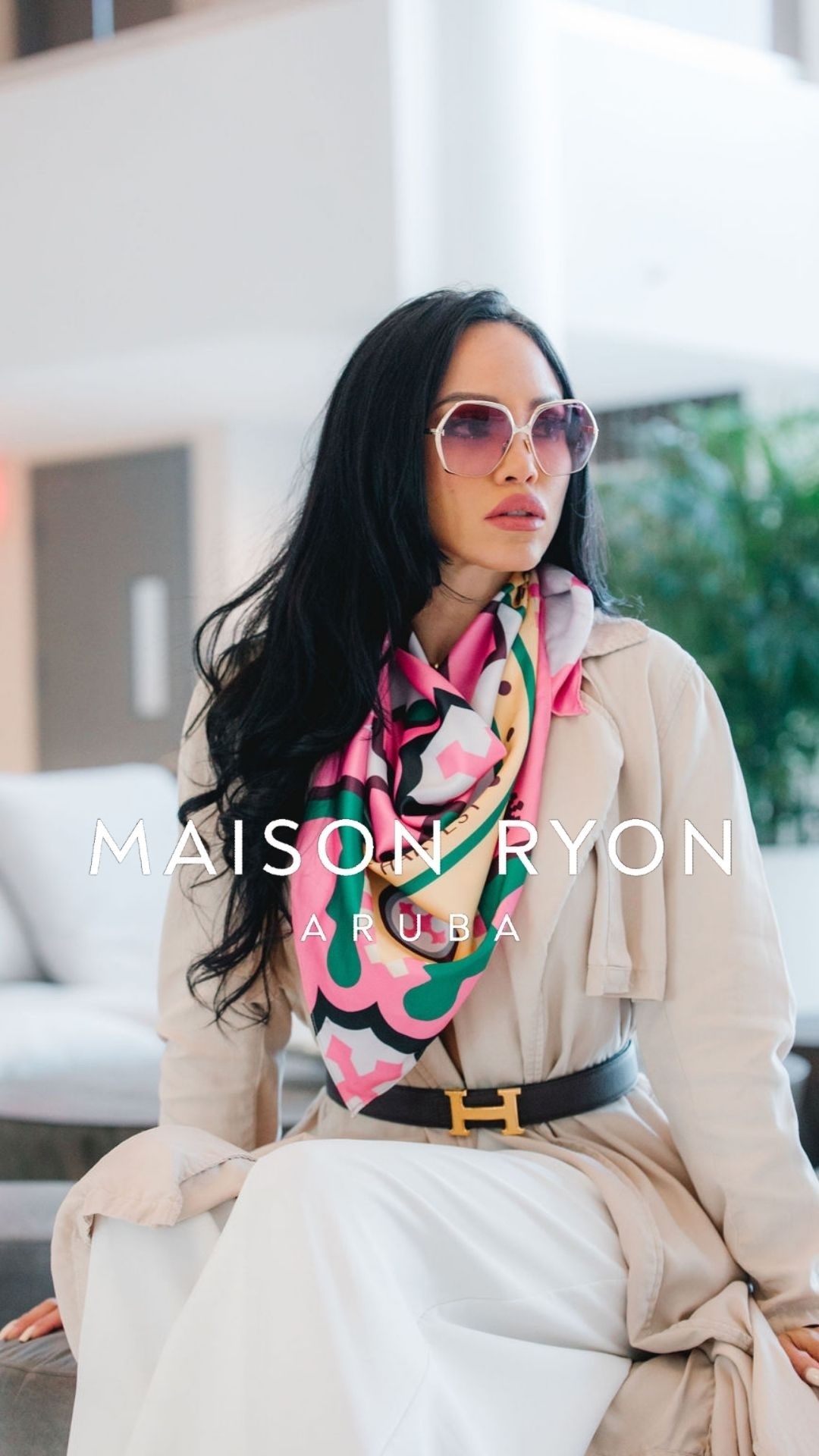 Soño Silk Scarf - Image 2