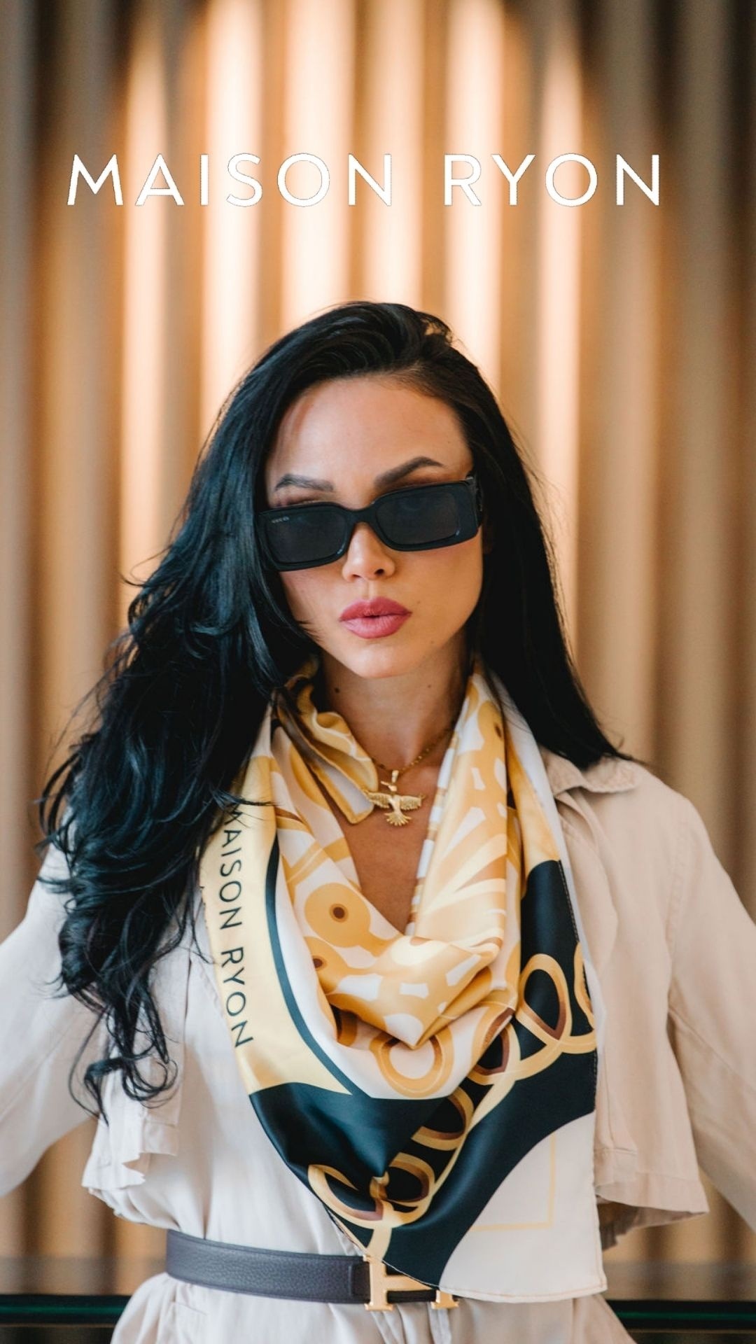 ORO SILK SCARF - Image 4