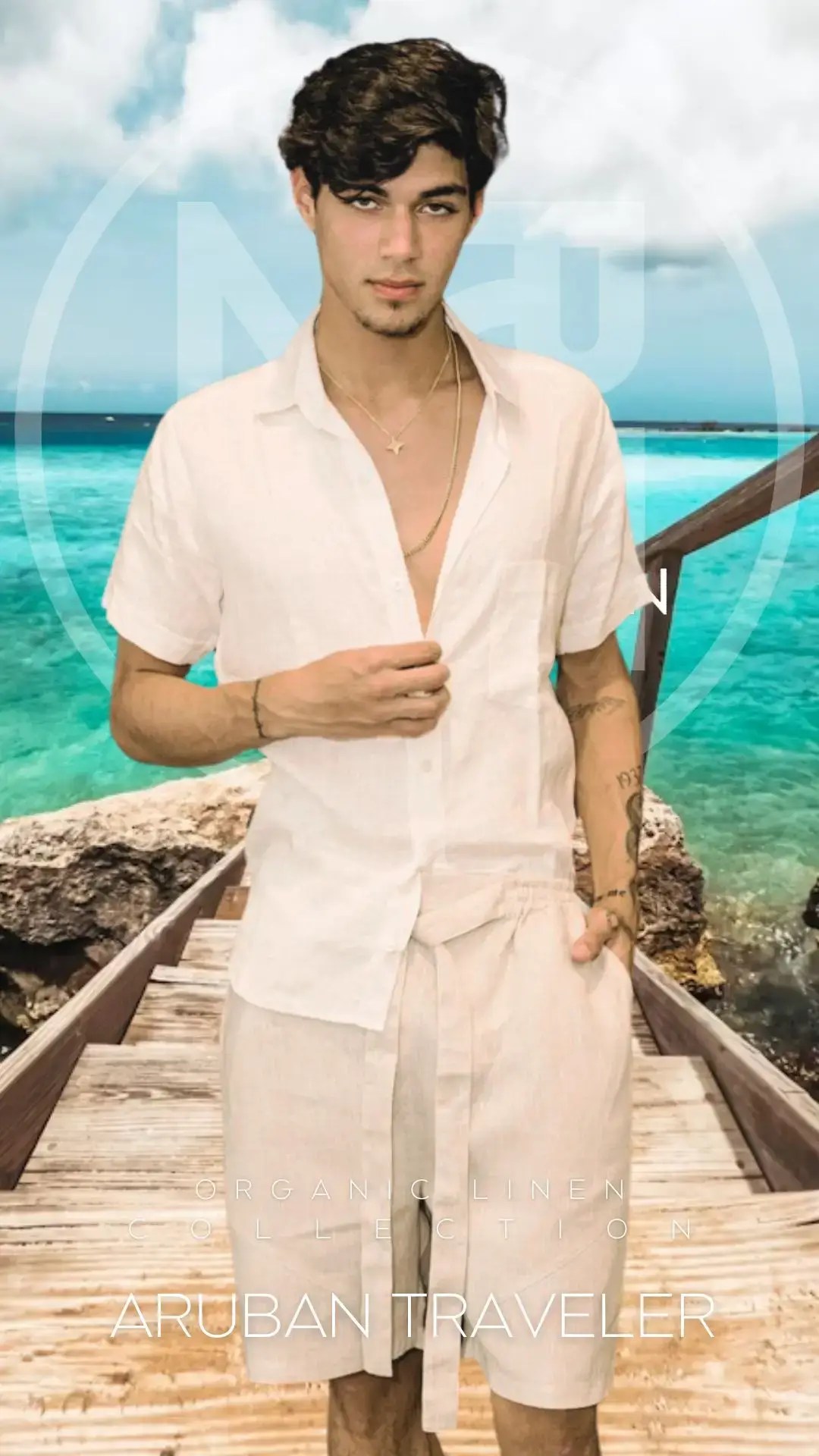 MYRON LINEN BUTTON DOWN SHIRT - Image 7