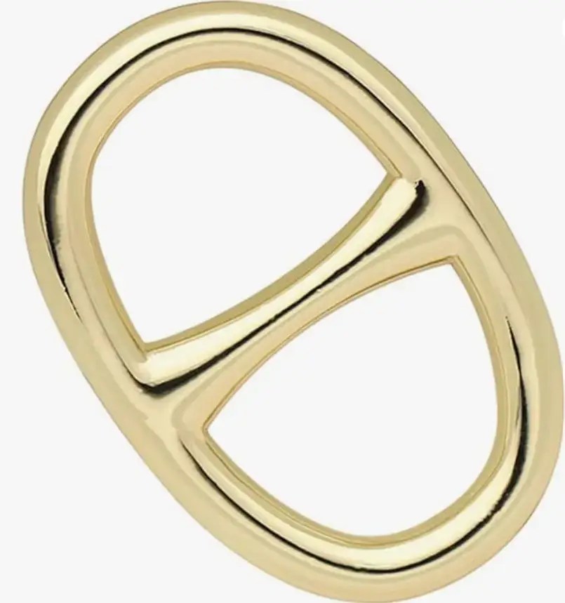 OVAL PIN Scarf Ring - ORO