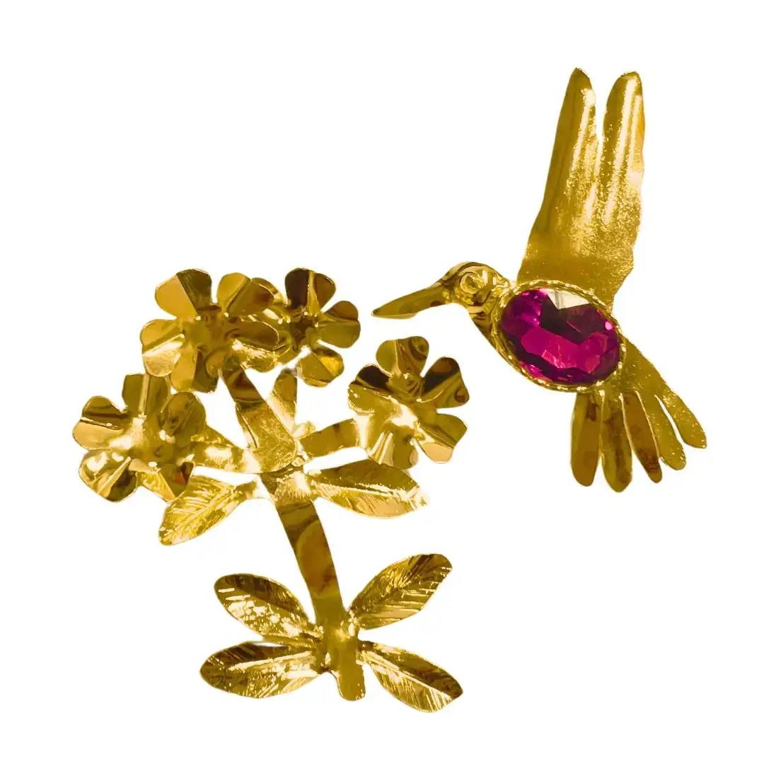 BLENCHI & KIBRAHACHA FUCHSIA by BRIYA x MR EARRINGS