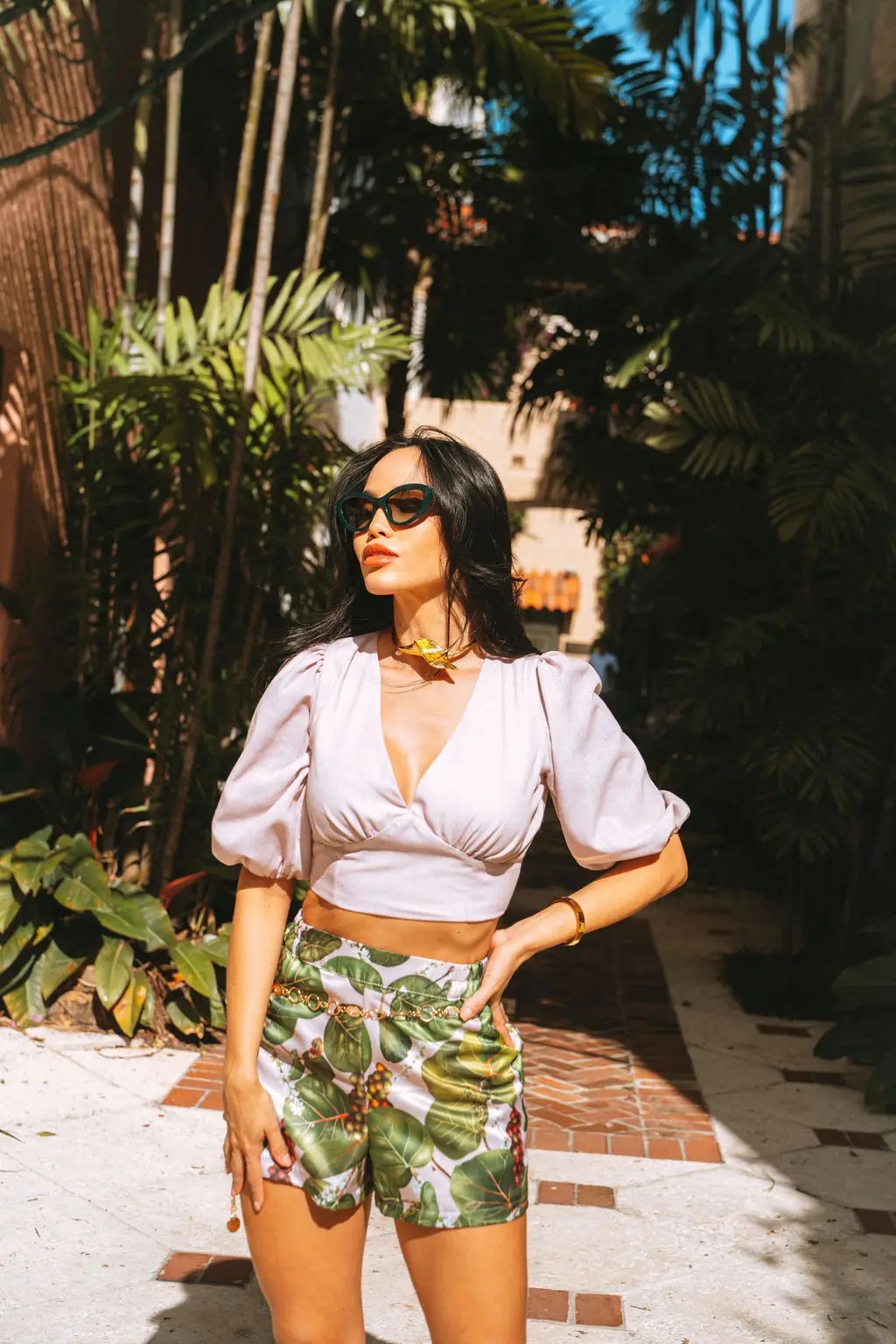 Mohebe Linen Top