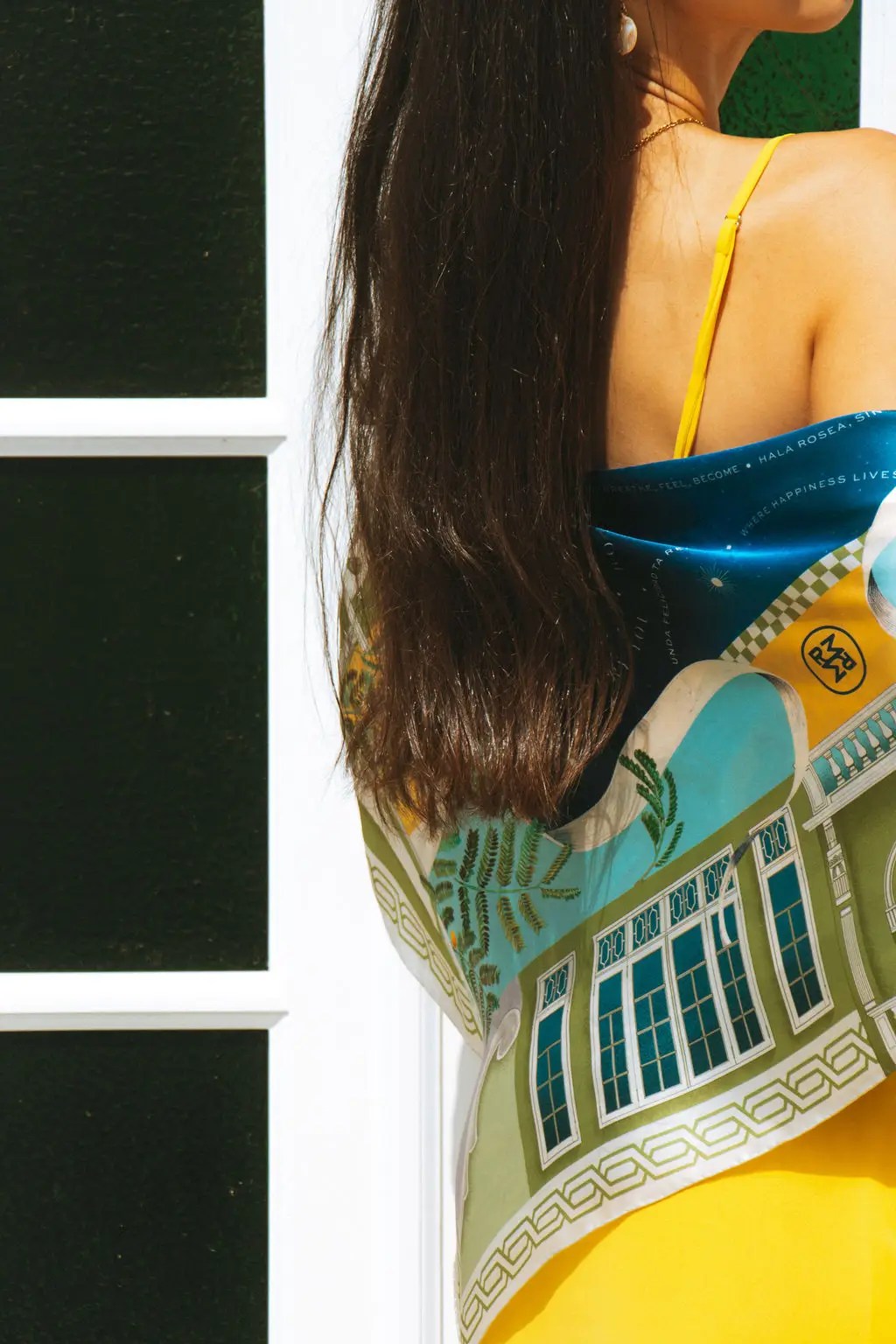 VENERANDA CELESTIAL SILK SCARF - Image 2