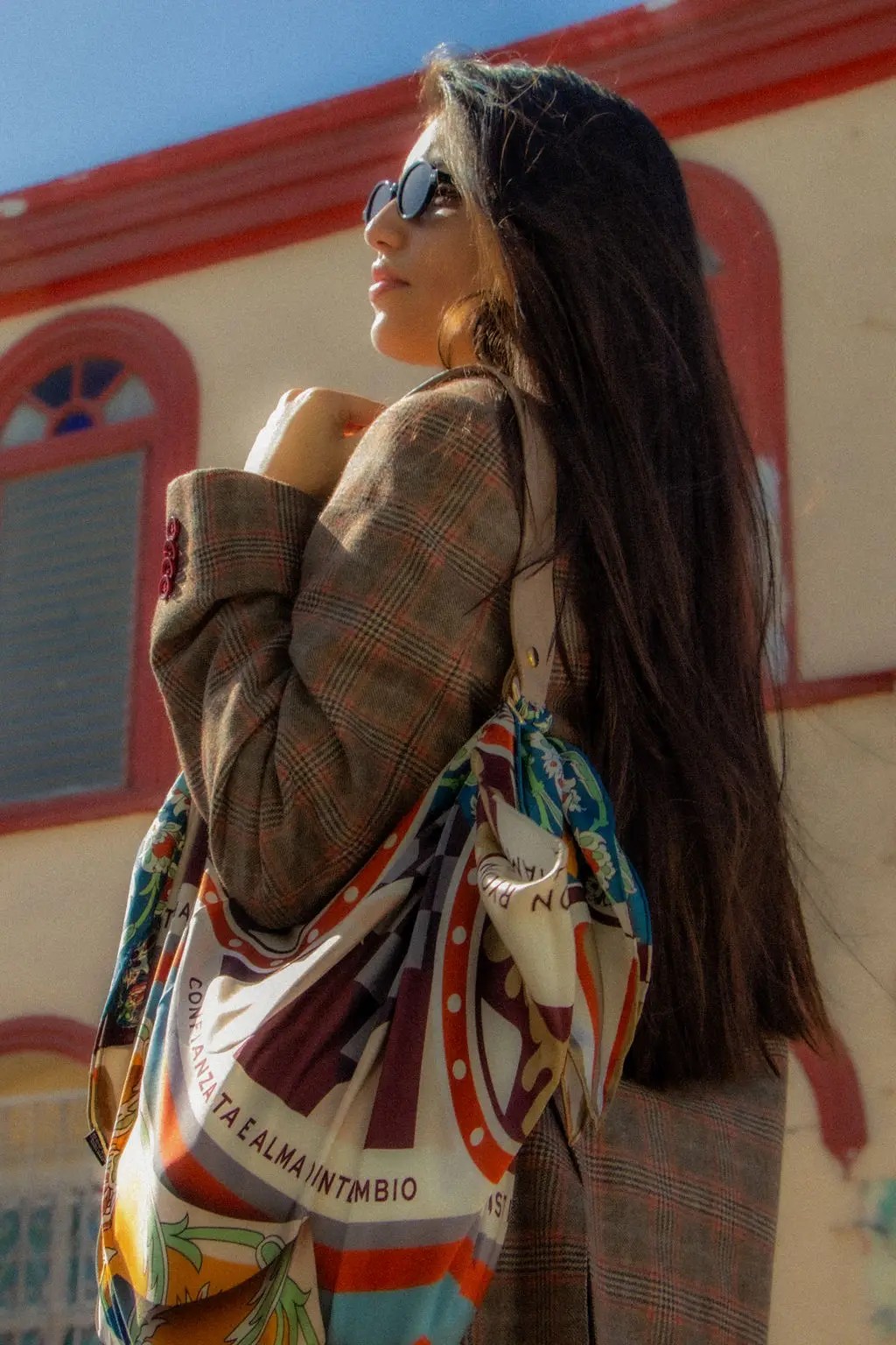 CINCO PORTA 100% SILK SCARF - Image 4