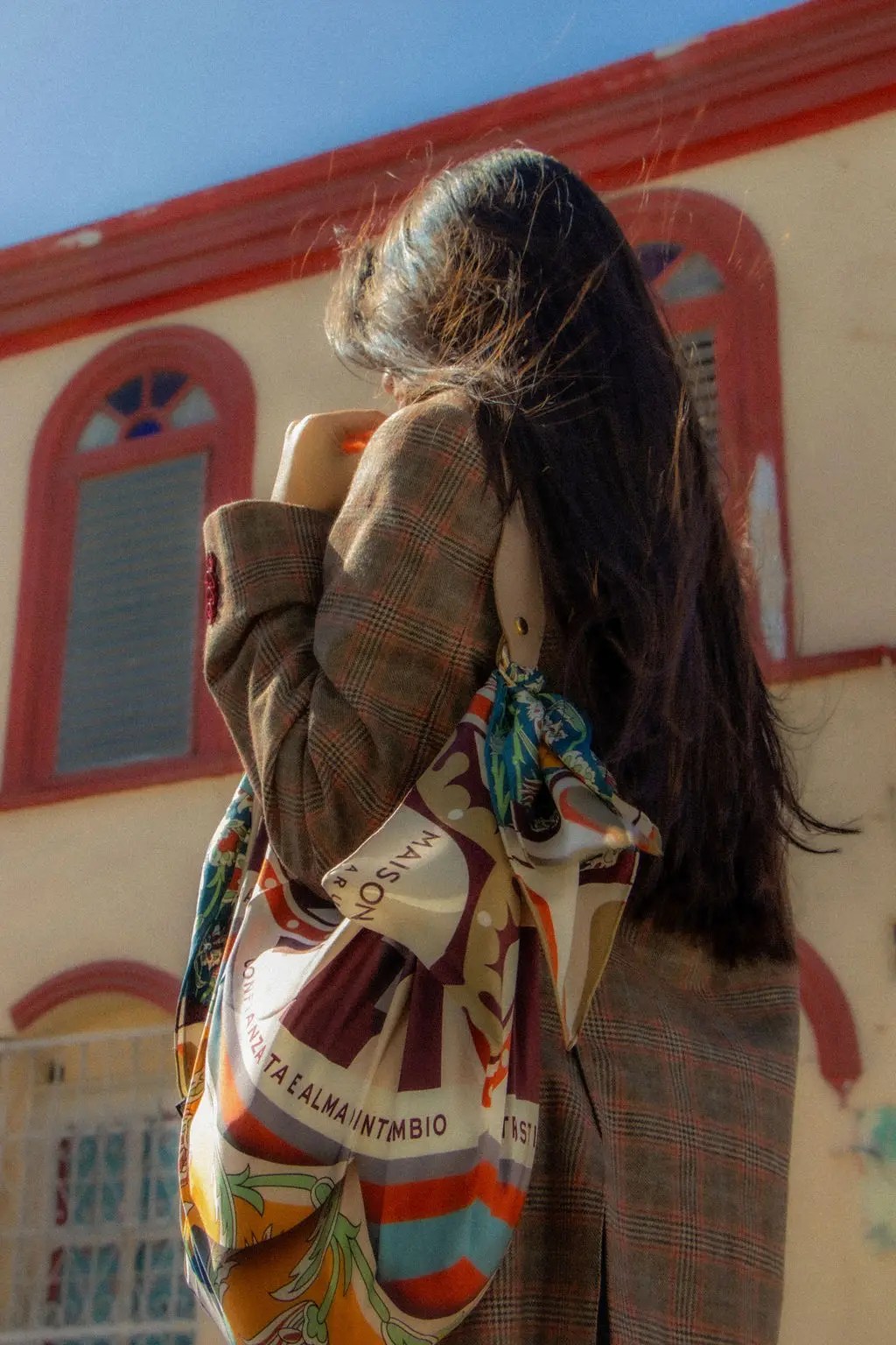 CINCO PORTA 100% SILK SCARF - Image 6