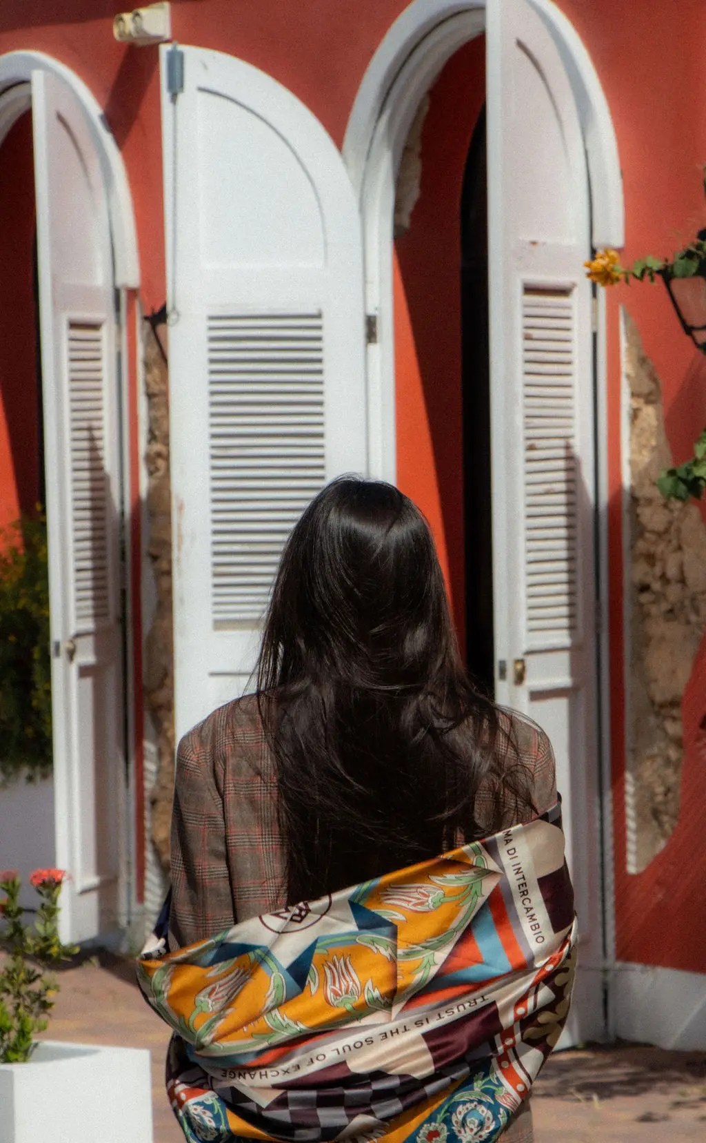 CINCO PORTA 100% SILK SCARF - Image 9