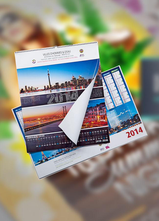 Custom Colour Calendar Printing