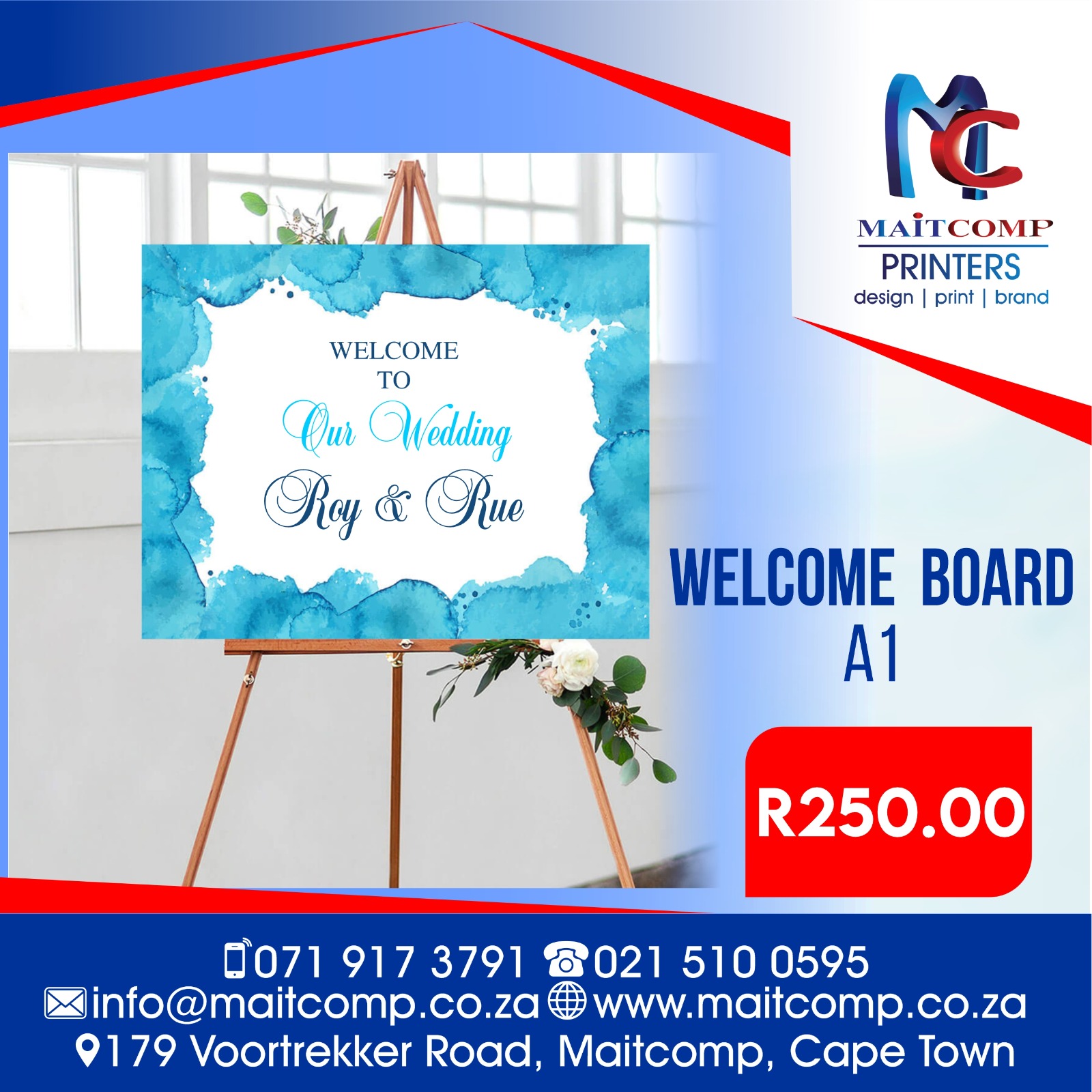 Custom Welcome Board | Personalized Event Signage