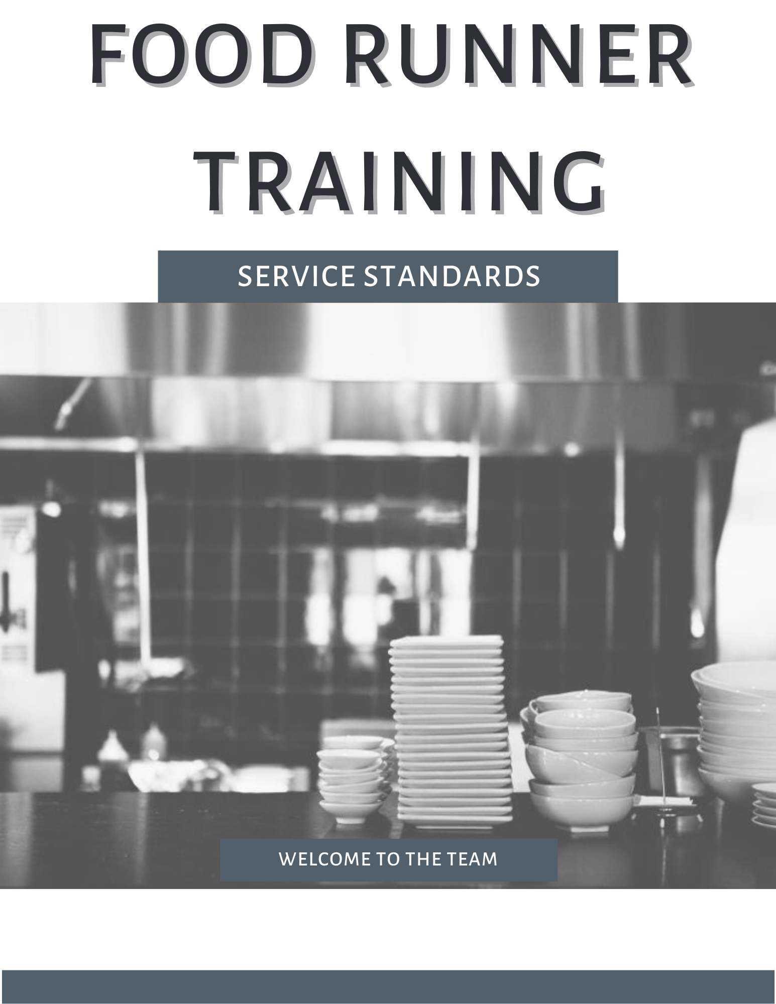 Food Runner Training Program