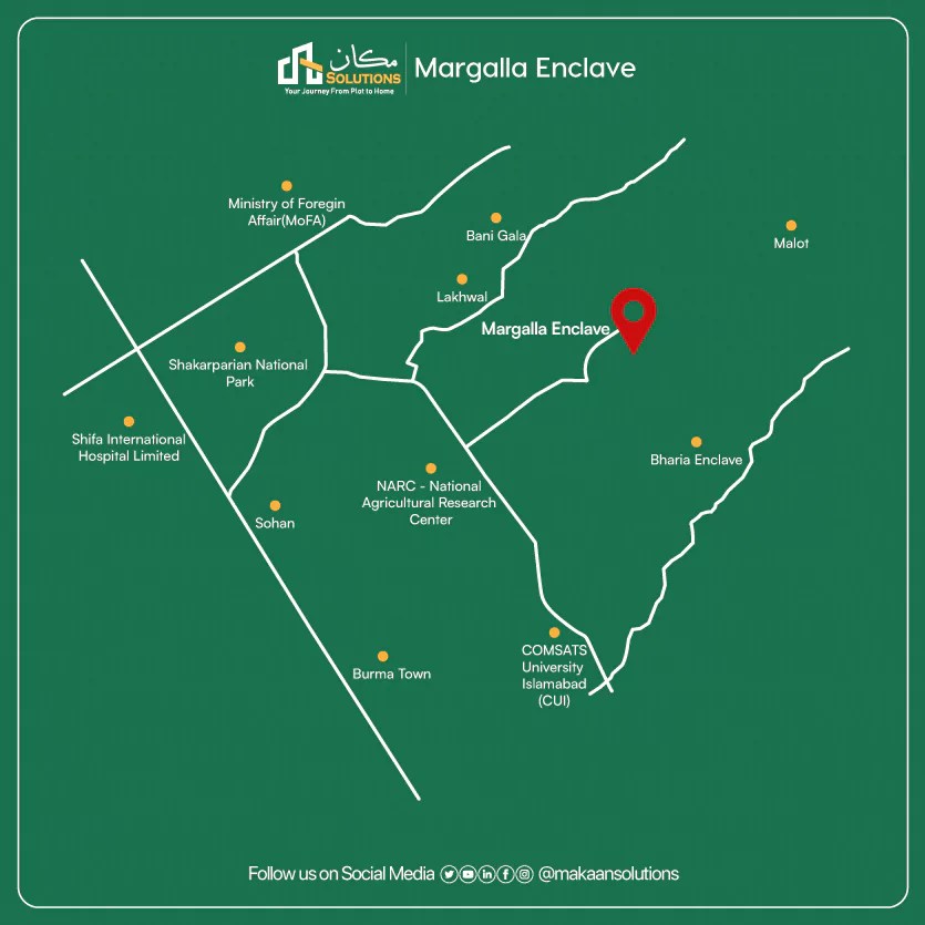 Margalla Enclave Islamabad Booking Details And Location Margalla Enclave