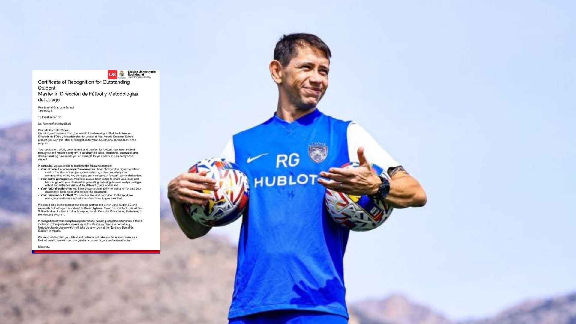 Jurulatih JDT Diiktiraf Program Kejurulatihan Real Madrid