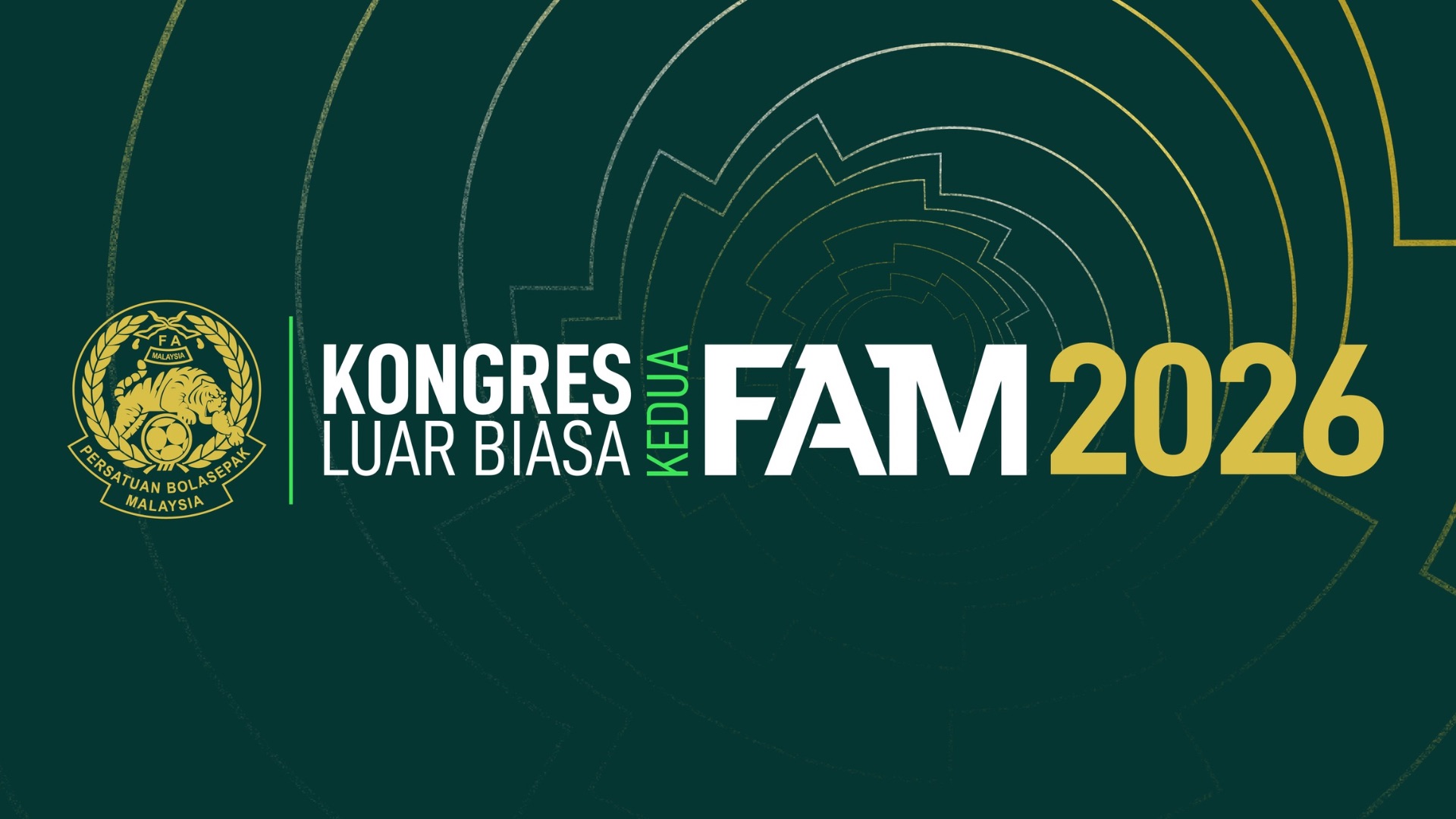 Live: Kongres Luar Biasa FAM Kedua 2026
