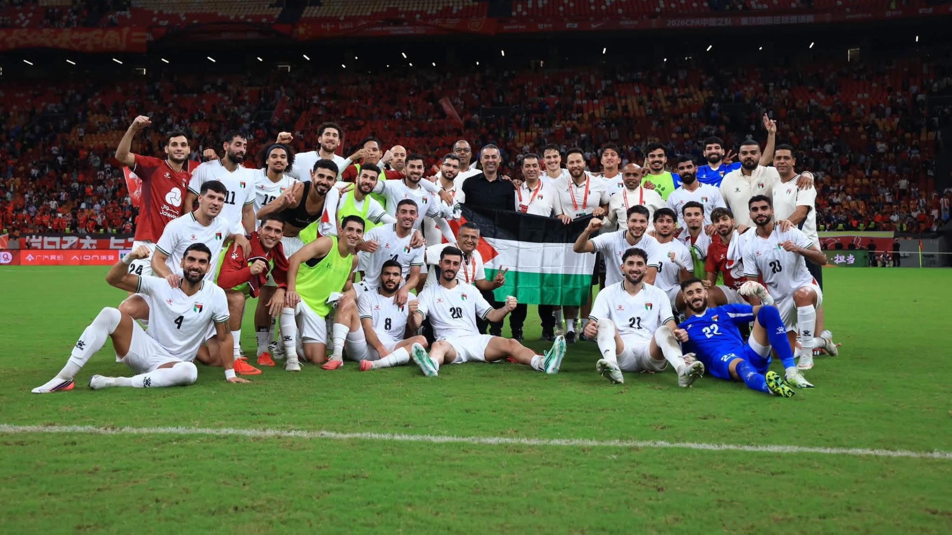 Palestin Cipta Sejarah, Pesta Gol Kalahkan China