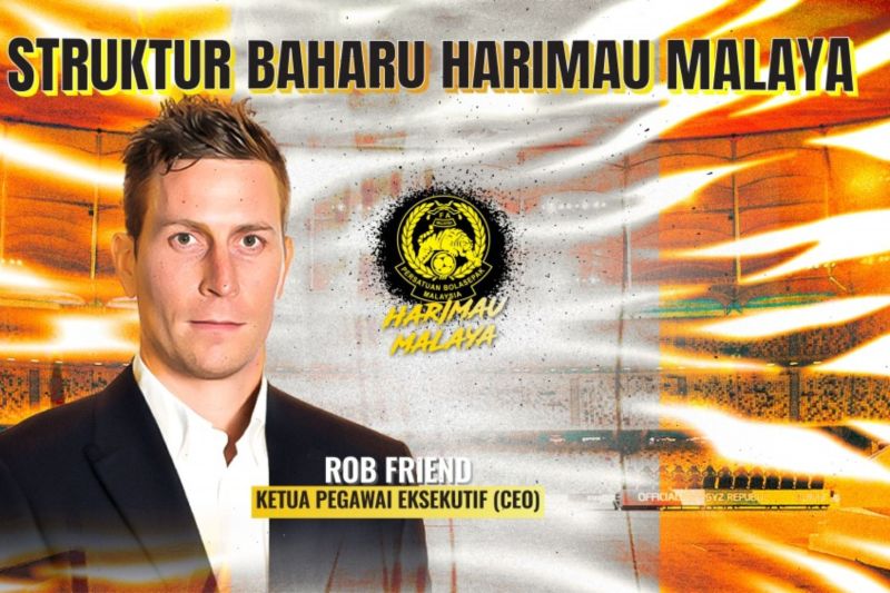 Rob Friend FAM Eks Pemain Timnas Kanada Jadi CEO Baru Malaysia